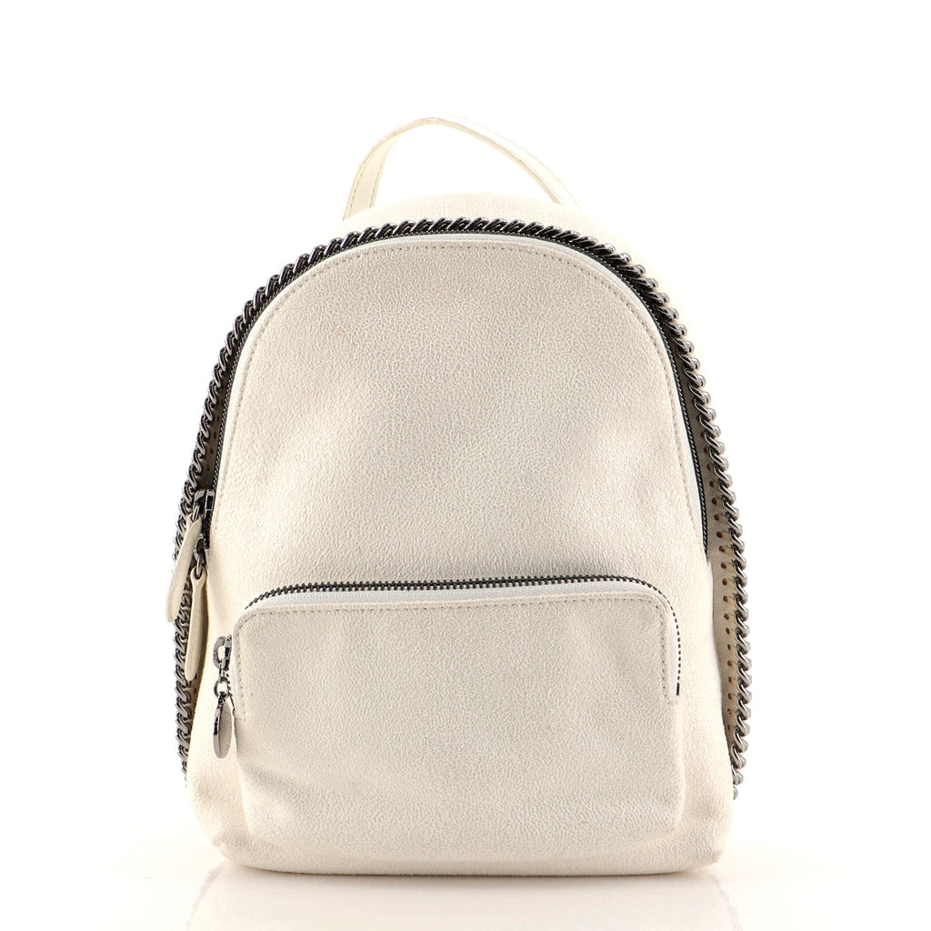 Falabella Front Zip Backpack Shaggy Deer Mini