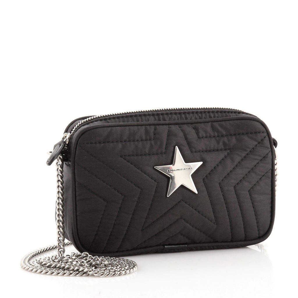 Star Camera Bag Quilted Nylon Mini