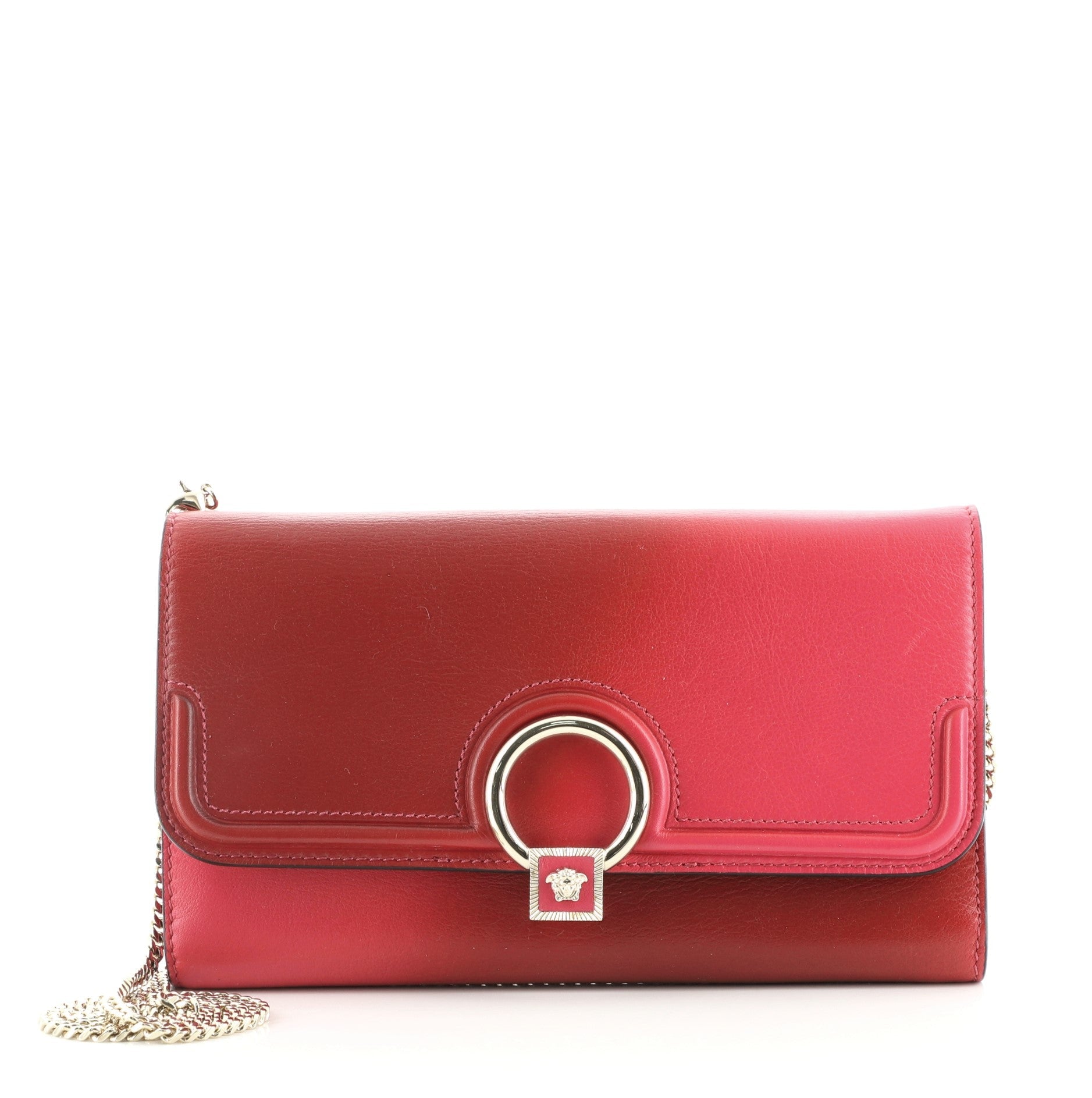 Audrey Chain Clutch Ombre Leather Small