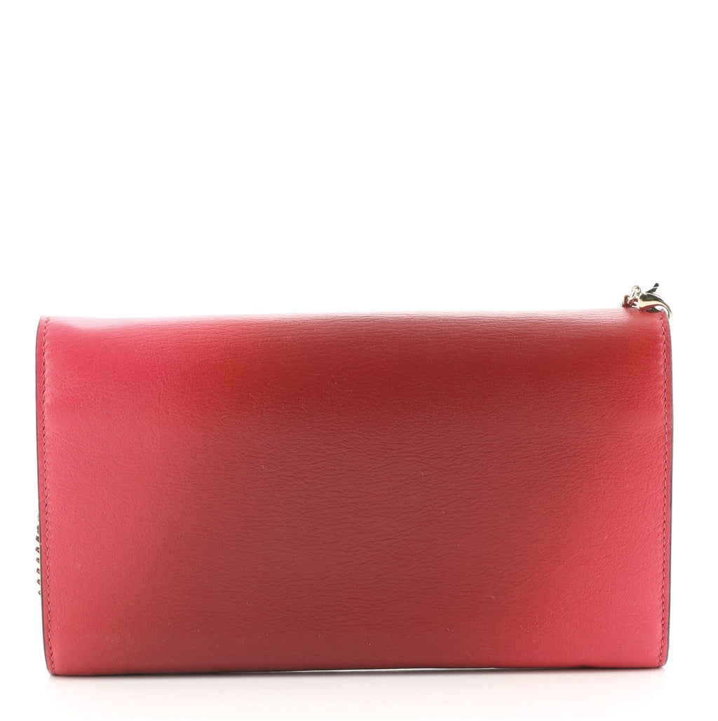 Audrey Chain Clutch Ombre Leather Small