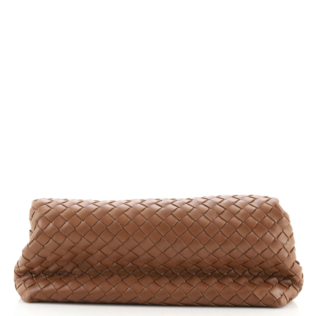Flap Clutch Intrecciato Nappa Medium