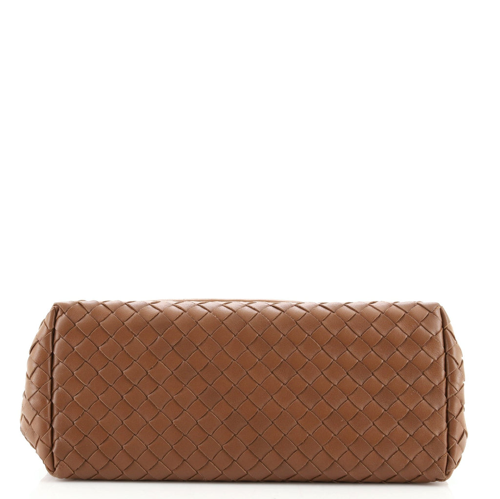 Flap Clutch Intrecciato Nappa Medium