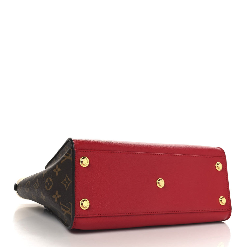 Calfskin Monogram On My Side Pirate Red