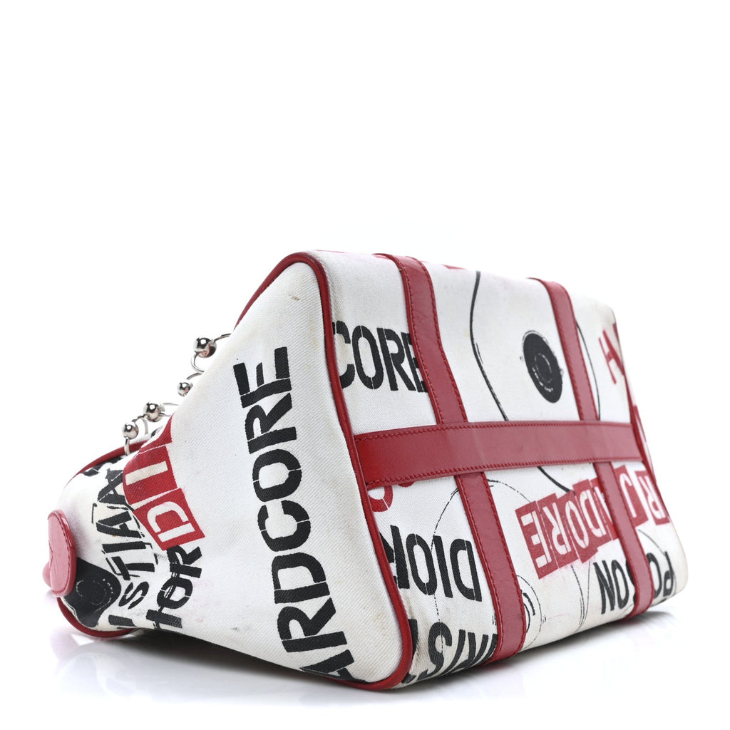 Canvas Hardcore Pierced Boston Black Red White