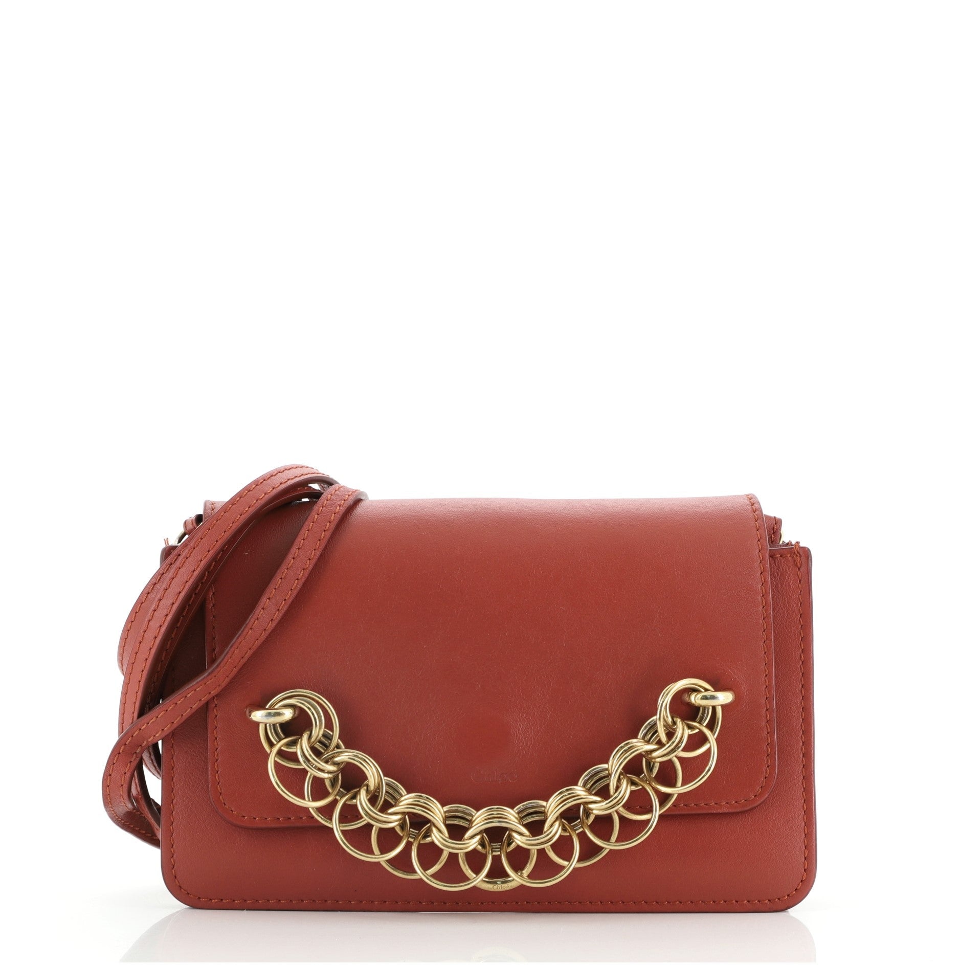 Drew Bijou Clutch Leather