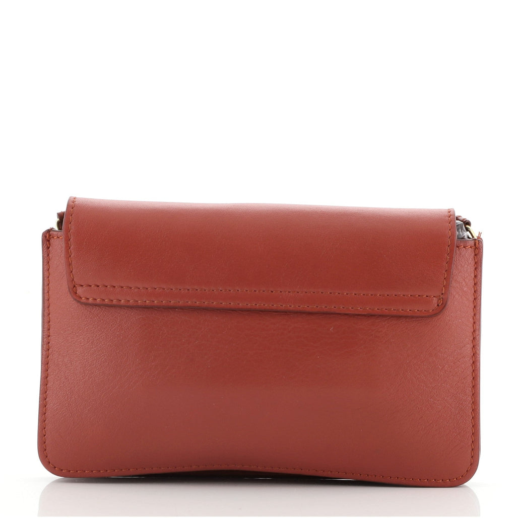 Drew Bijou Clutch Leather