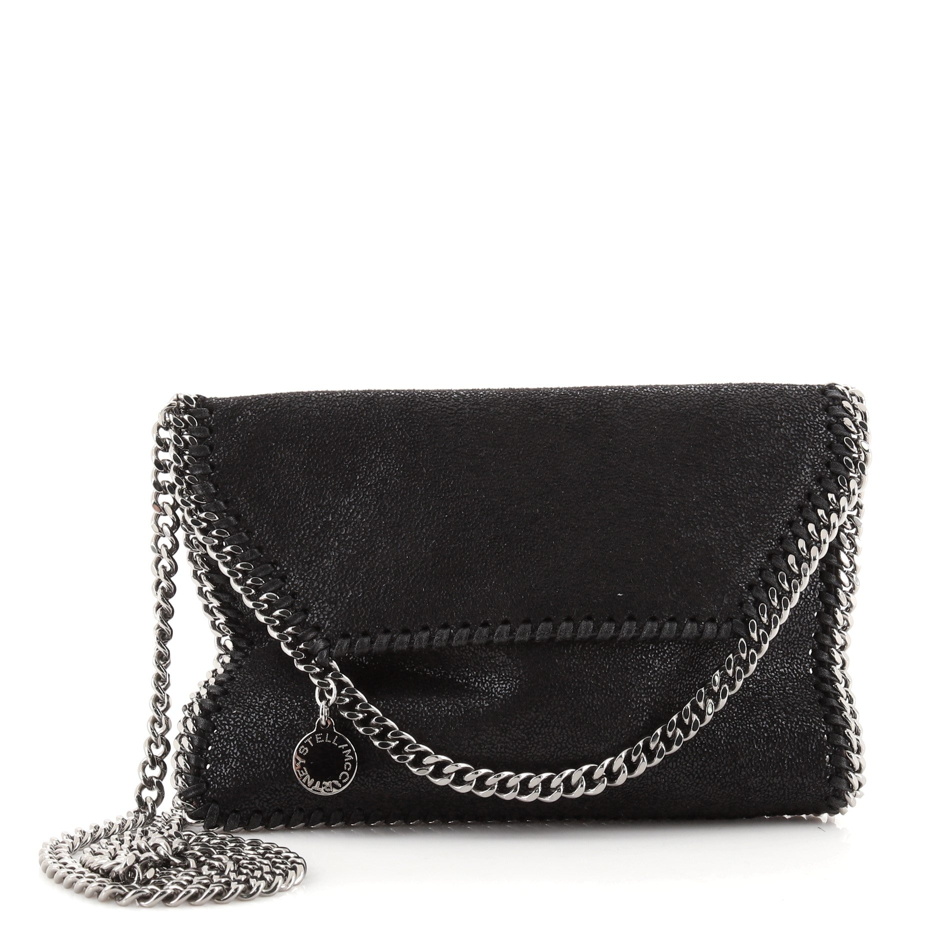 Falabella Fold Over Flap Crossbody Bag Shaggy Deer Mini
