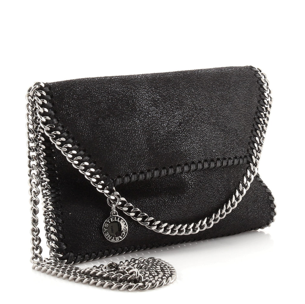 Falabella Fold Over Flap Crossbody Bag Shaggy Deer Mini