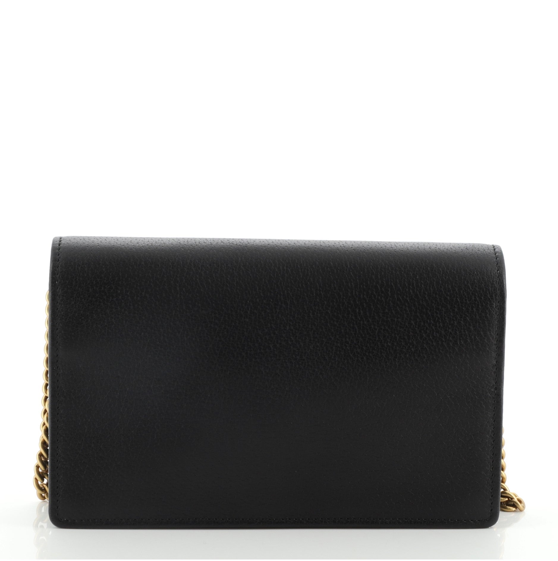 GG Marmont Chain Wallet Embellished Leather Mini