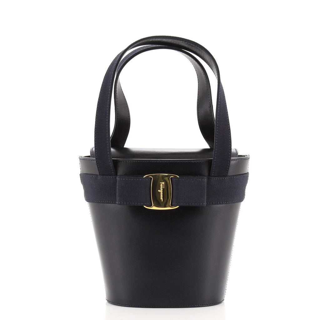 Vara Bucket Top Handle Bag Leather Mini