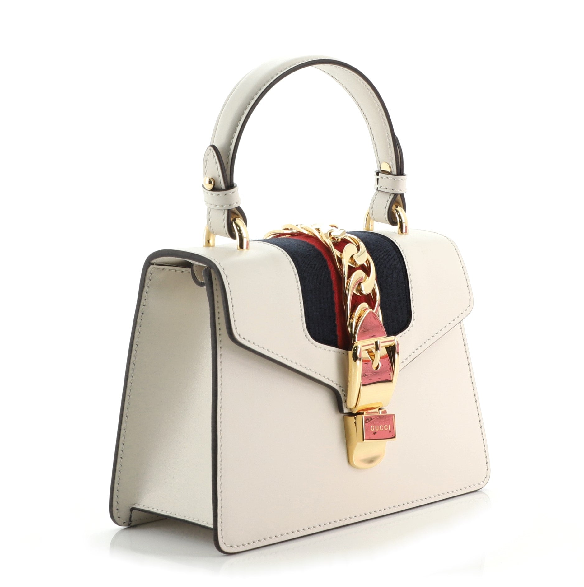 Sylvie Top Handle Bag Leather Mini