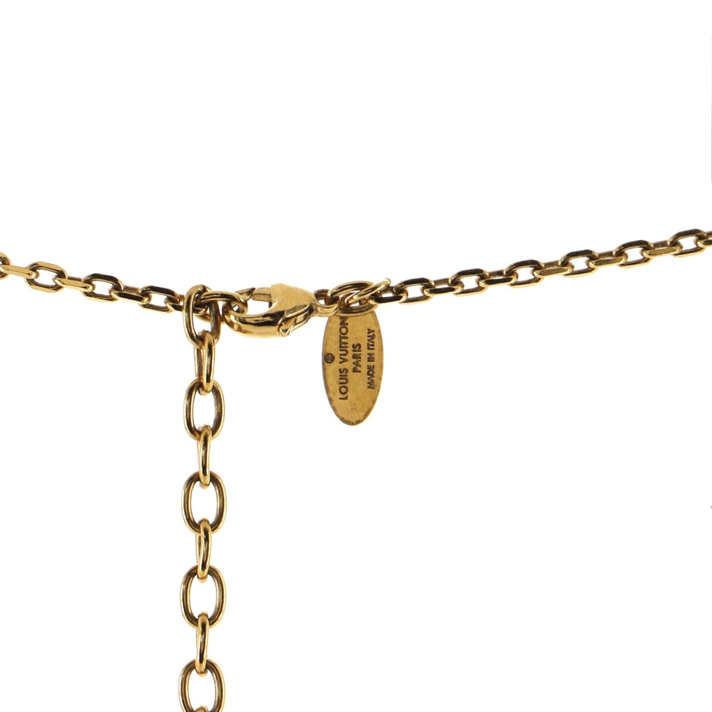 Gamble Short Necklace Metal with Crystal