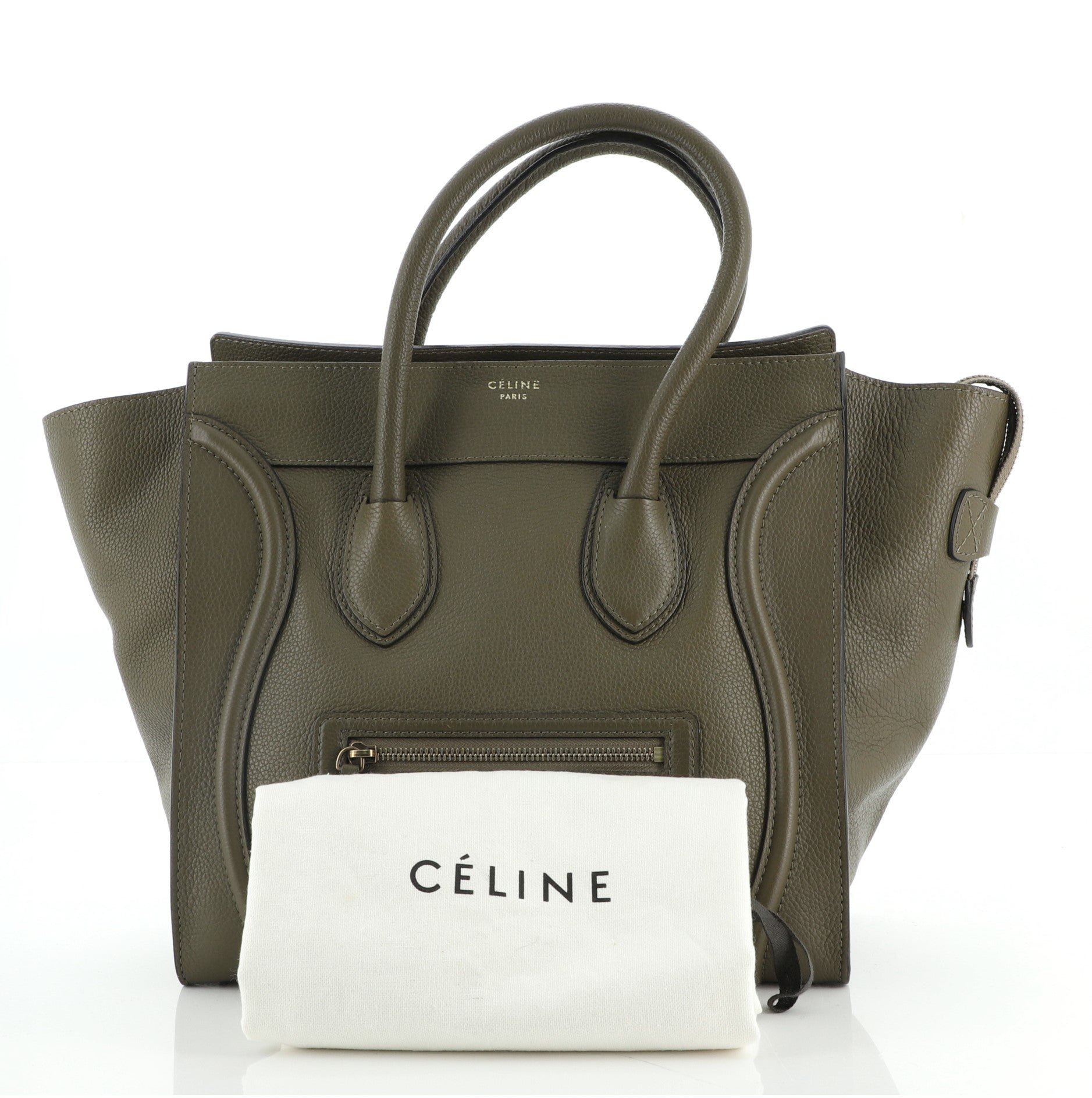 Luggage Bag Grainy Leather Mini