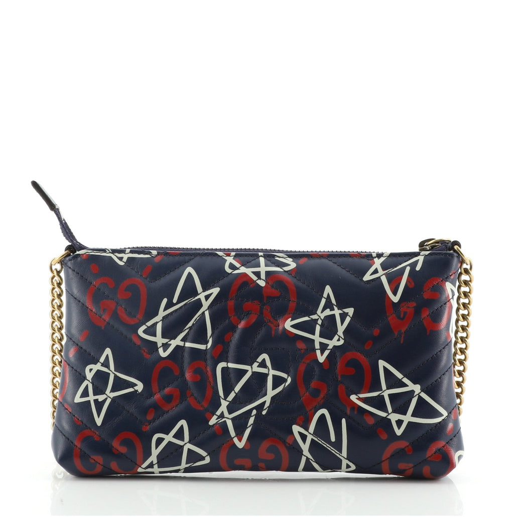 GG Marmont Chain Shoulder Bag GucciGhost Matelasse Leather Mini