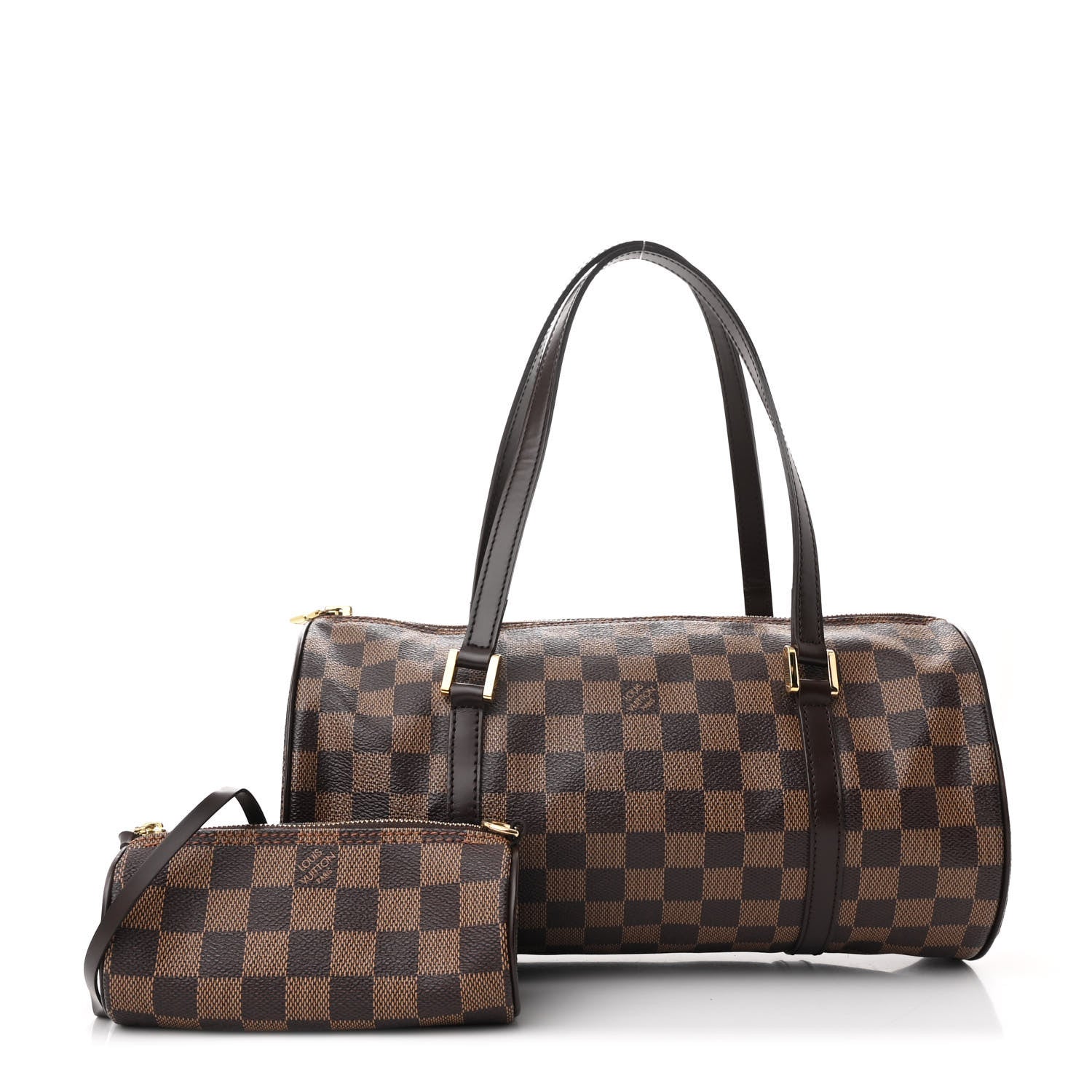 Damier Ebene Papillon 30 With Companion