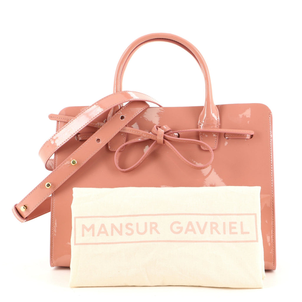 Sun Tote Patent Leather Mini