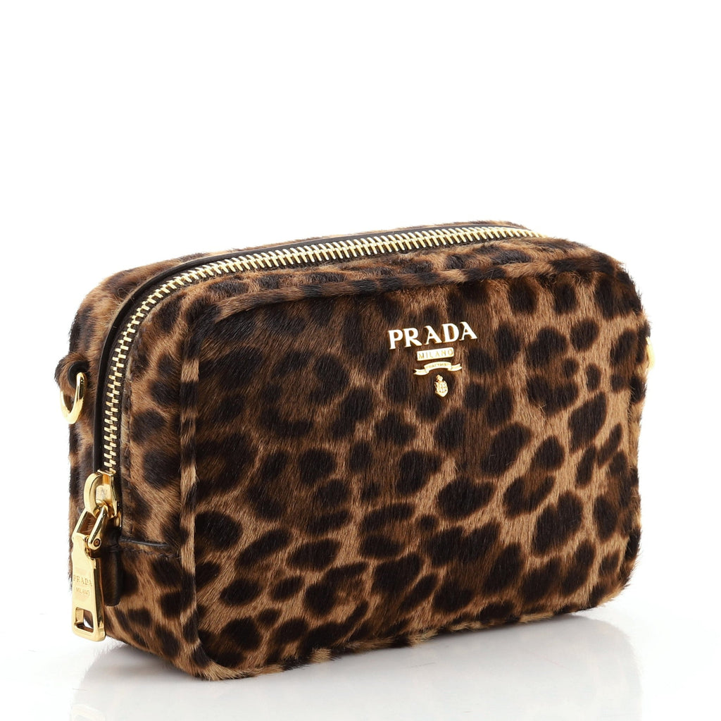 Zip Crossbody Bag Cavallino Calf Hair Mini