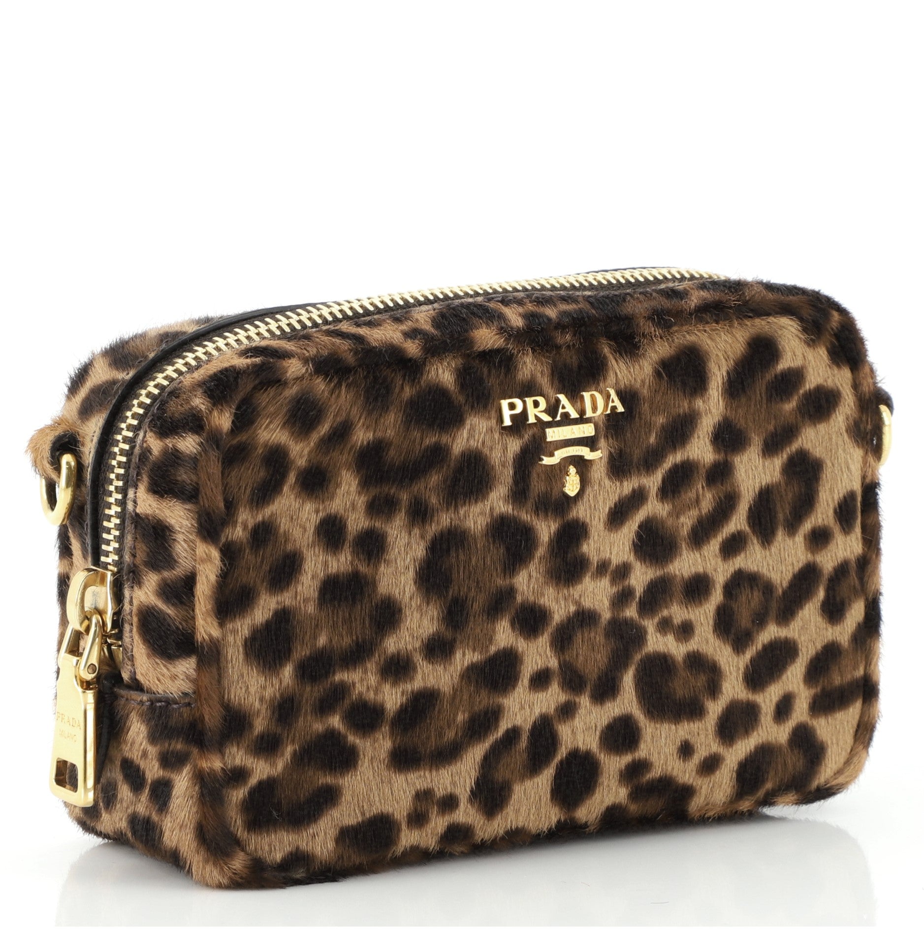 Zip Crossbody Bag Cavallino Calf Hair Mini