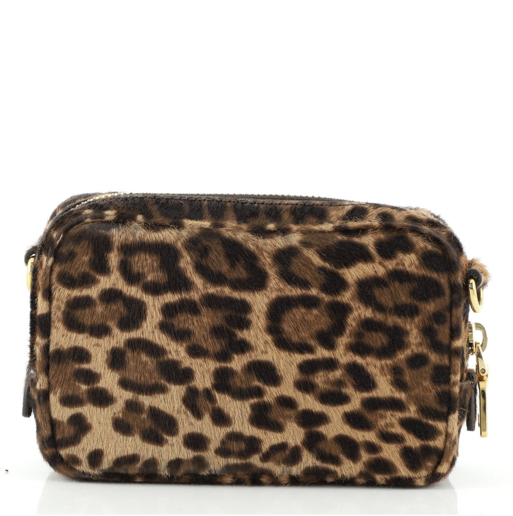 Zip Crossbody Bag Cavallino Calf Hair Mini