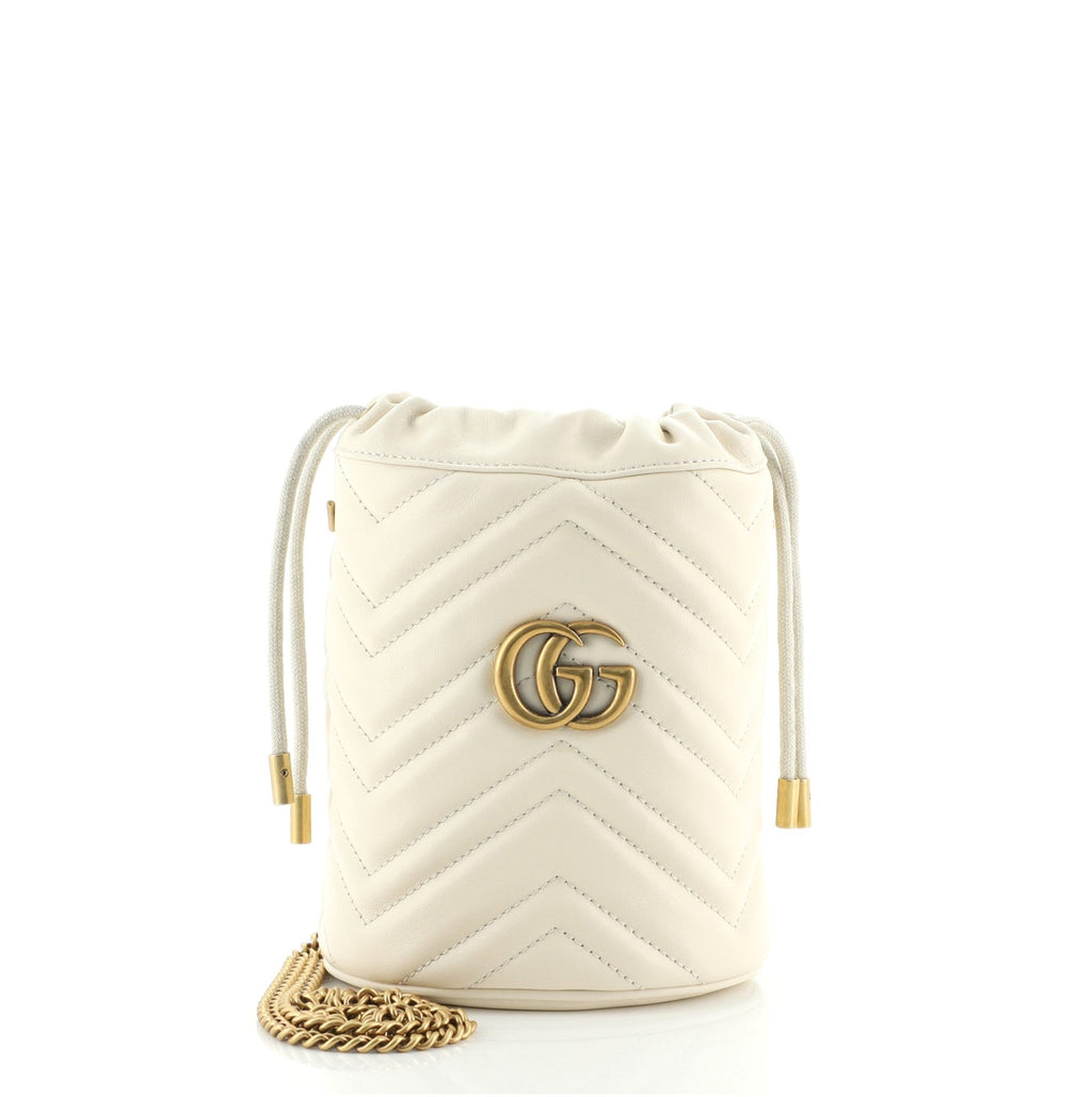 GG Marmont Bucket Bag Matelasse Leather Mini
