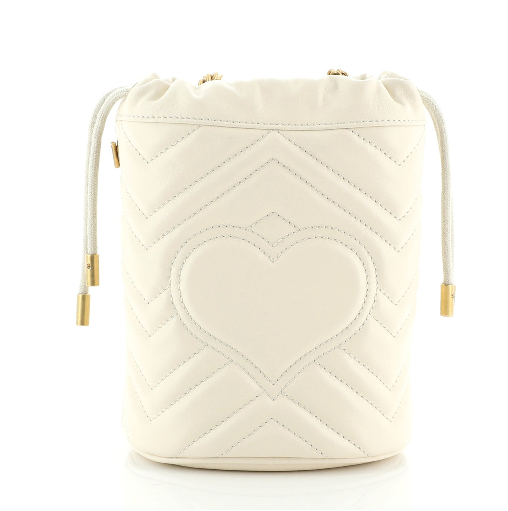 GG Marmont Bucket Bag Matelasse Leather Mini