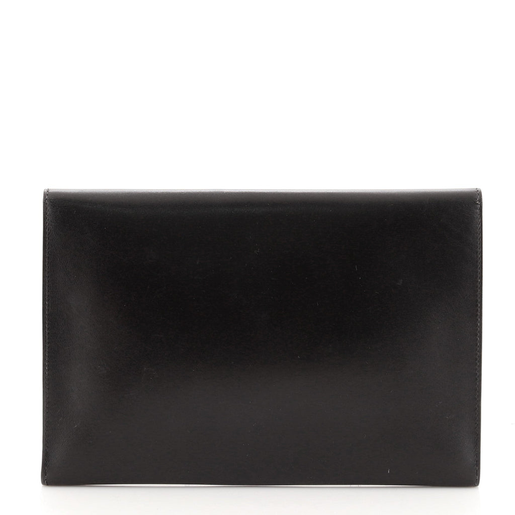 H Lock Clutch Box Calf