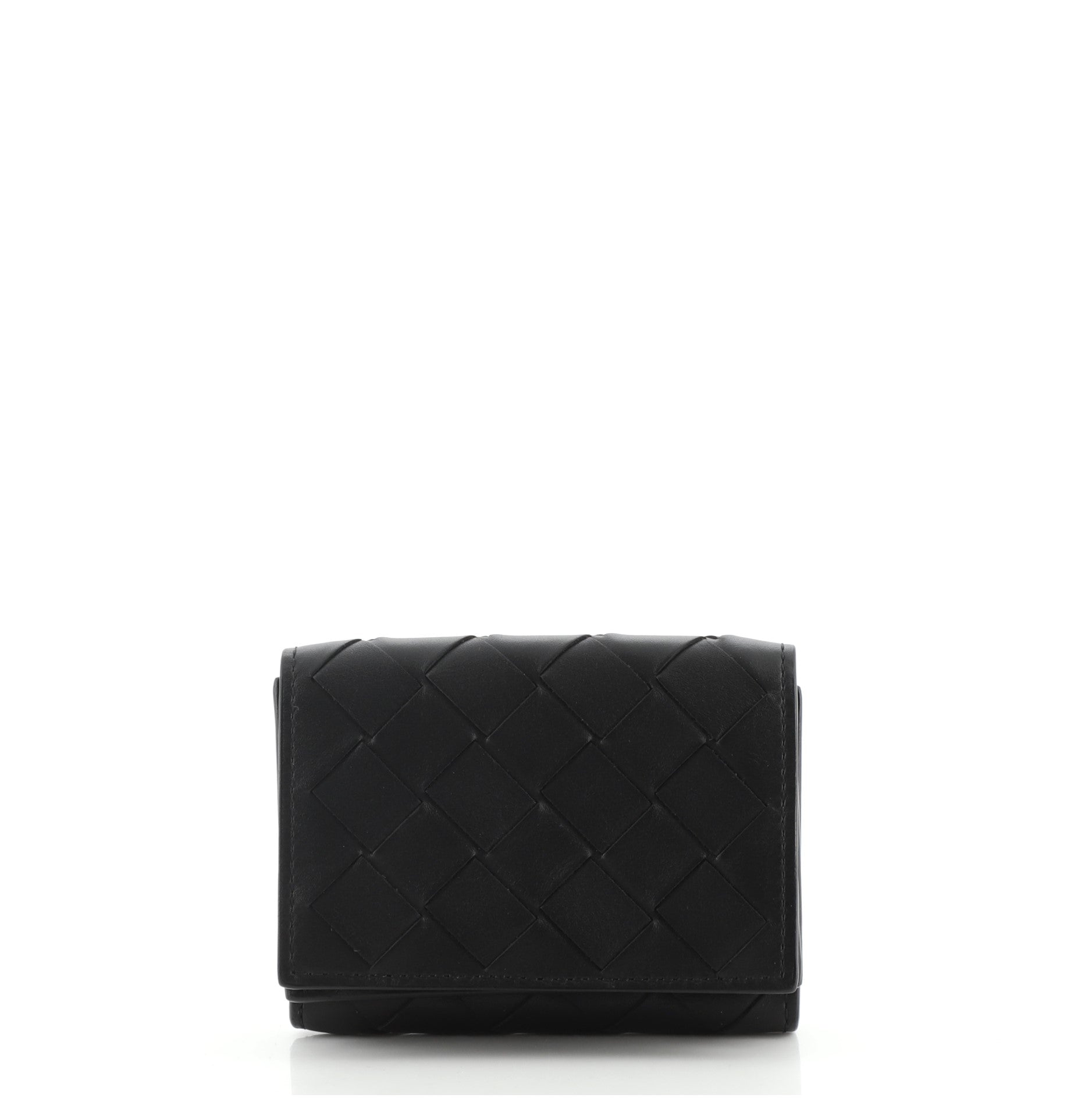Trifold Wallet Intrecciato Nappa Mini