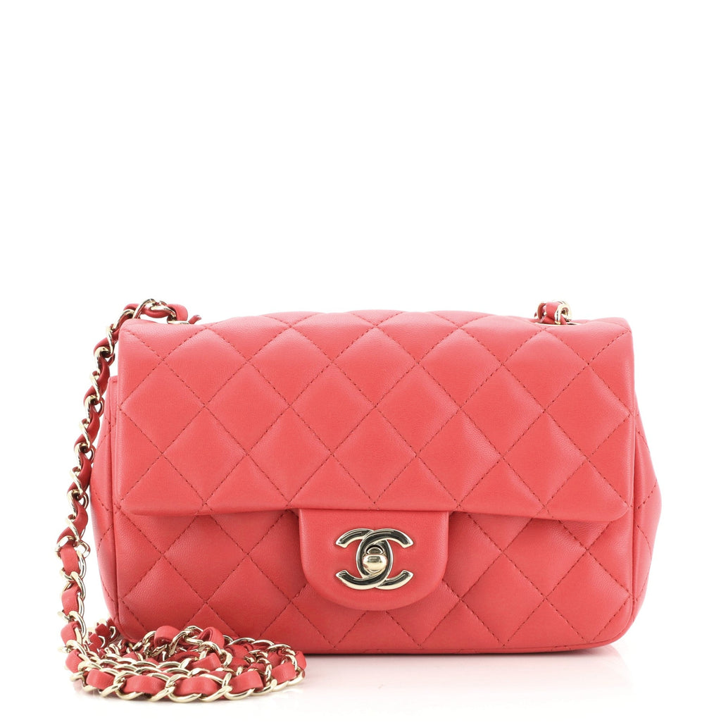 Classic Single Flap Bag Quilted Lambskin Mini