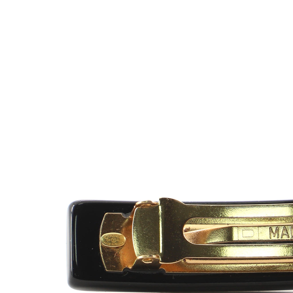 Logo Hair Barrette Resin XS