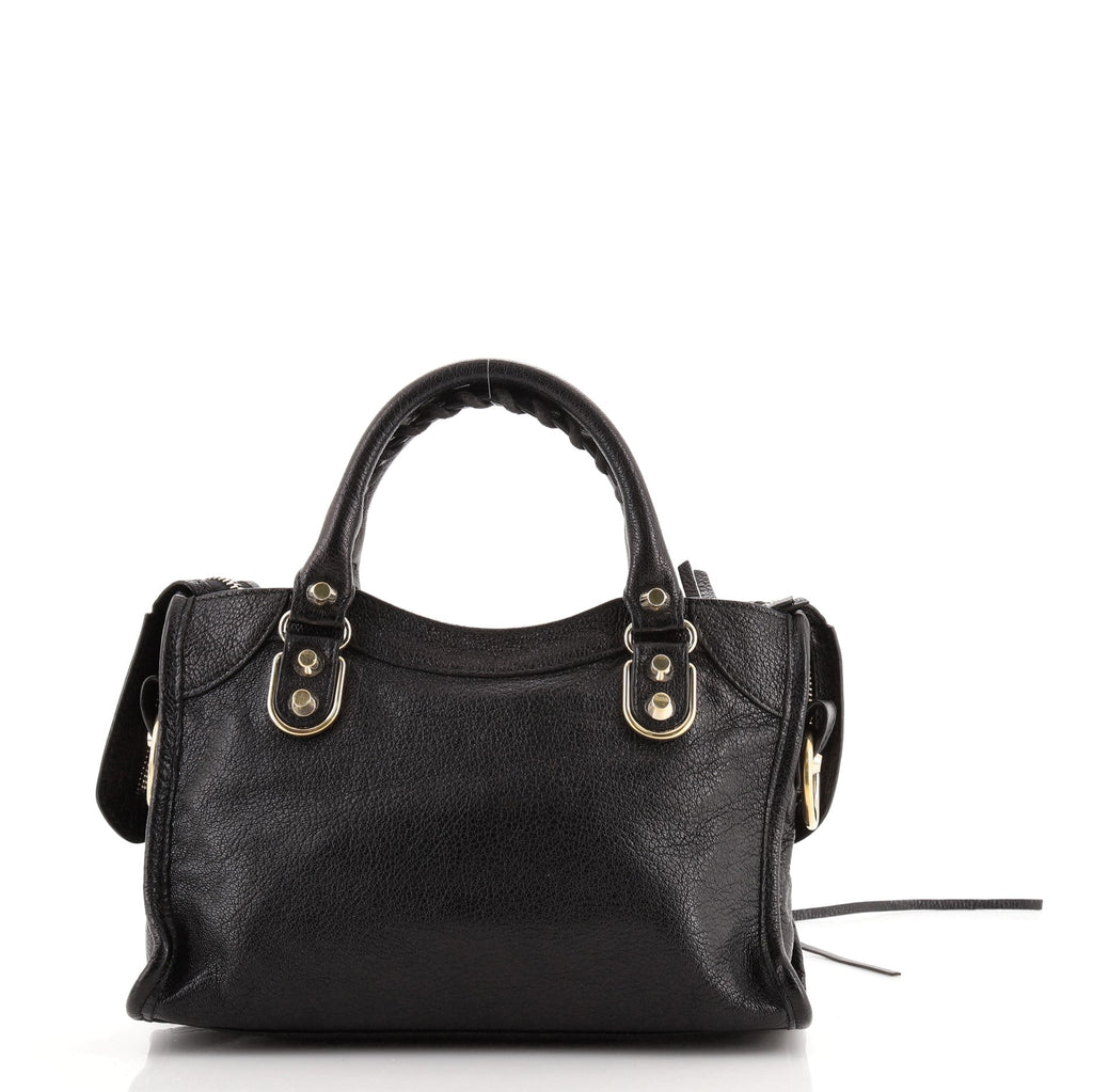 City Classic Metallic Edge Bag Leather Mini