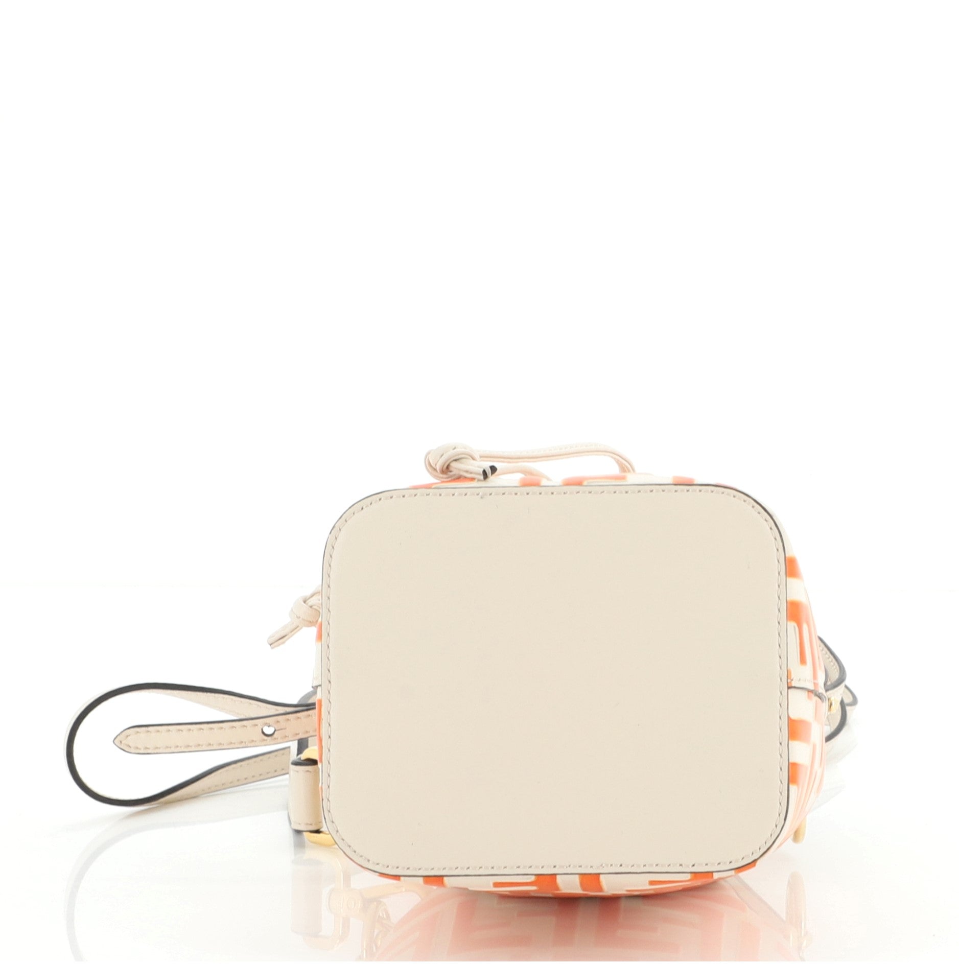 Mon Tresor Bucket Bag Zucca Embossed Leather Mini