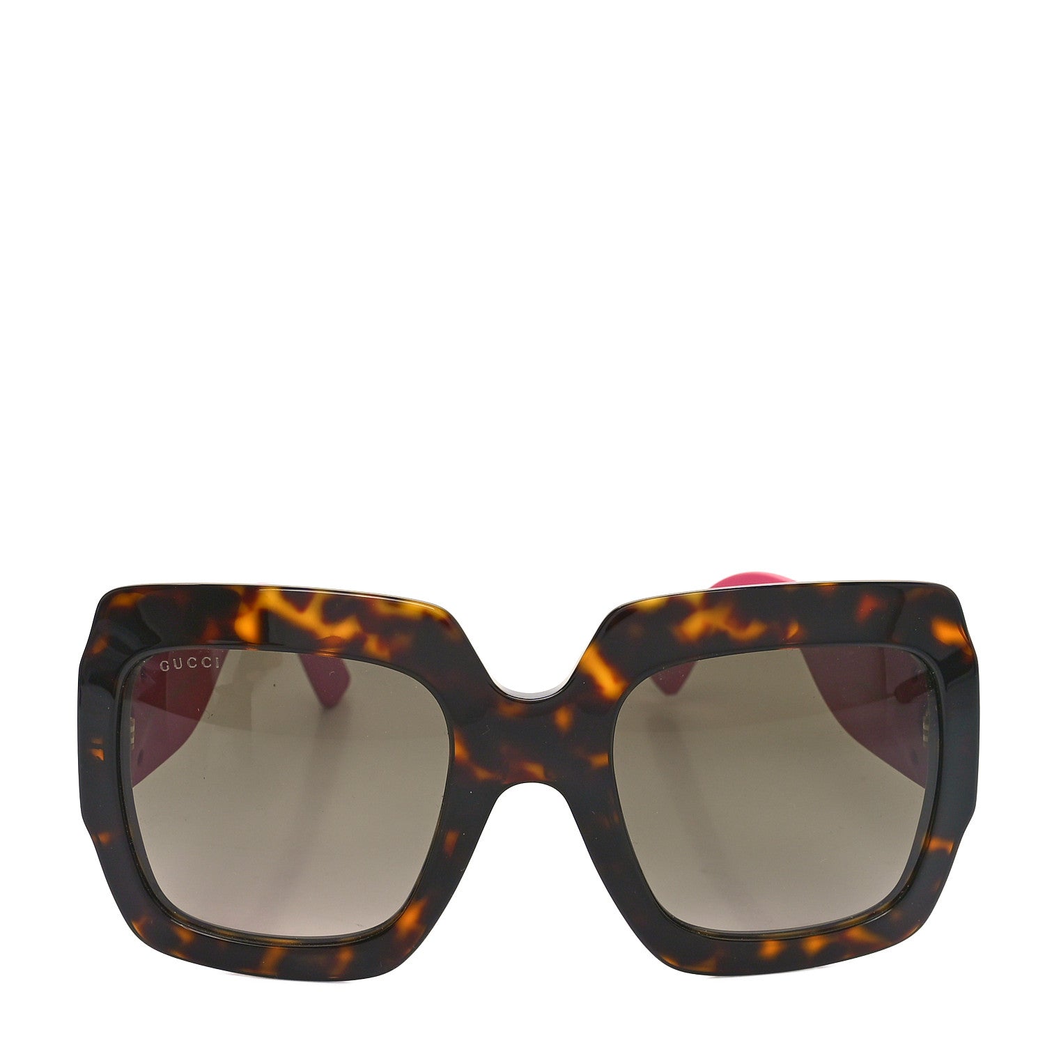 Square Frame GG0102S Sunglasses Glitter Pink Multi