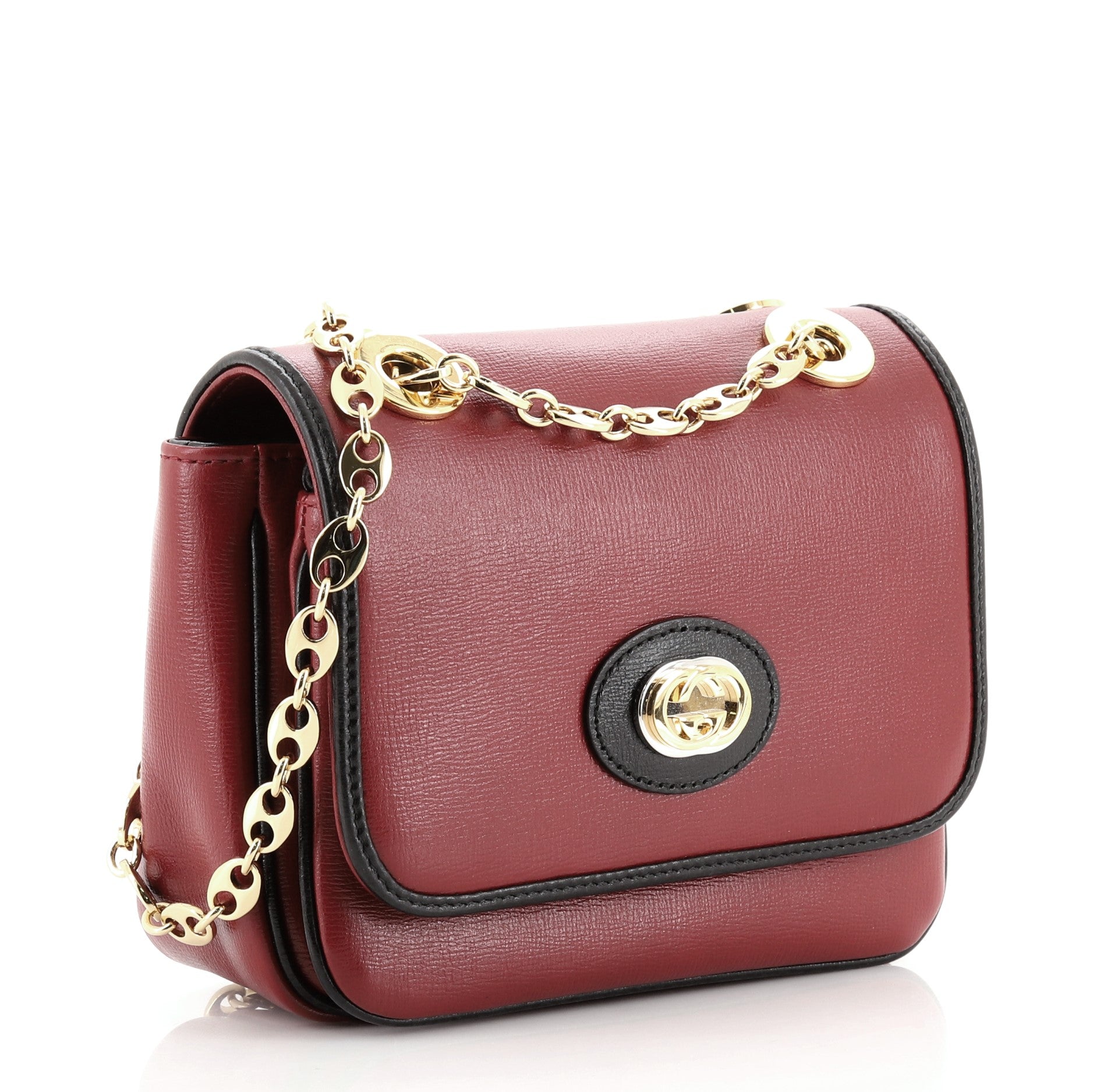 Marina Chain Flap Bag Leather Mini