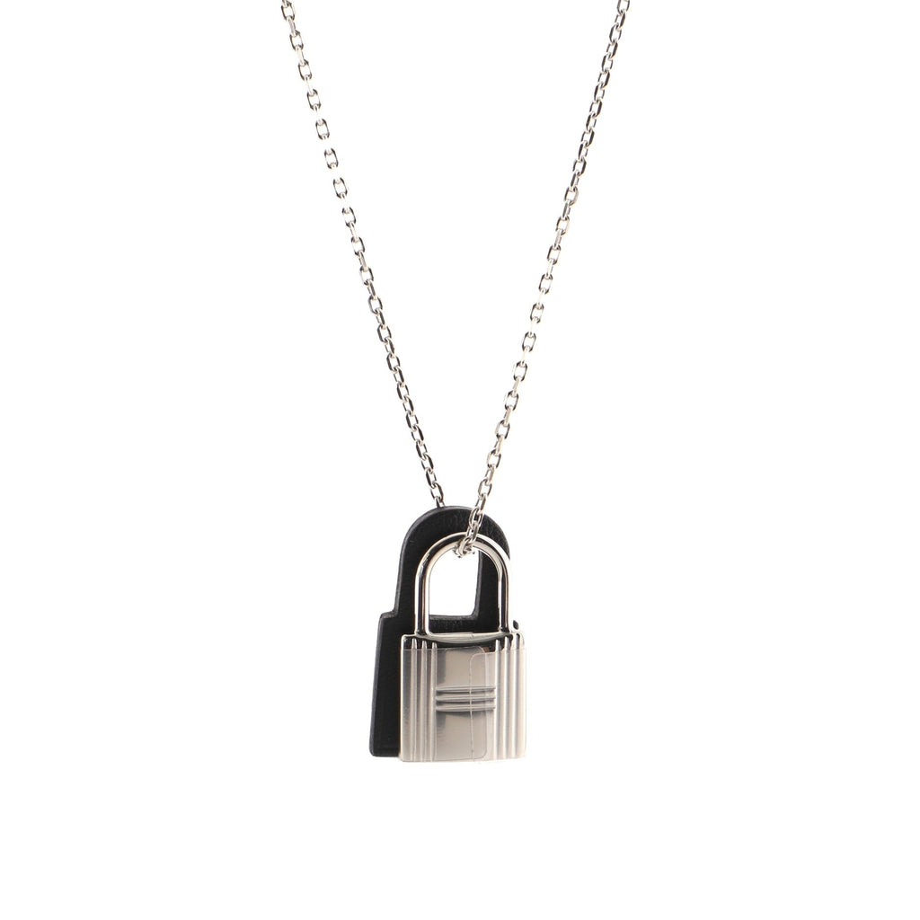 O'Kelly Pendant Necklace Leather and Metal