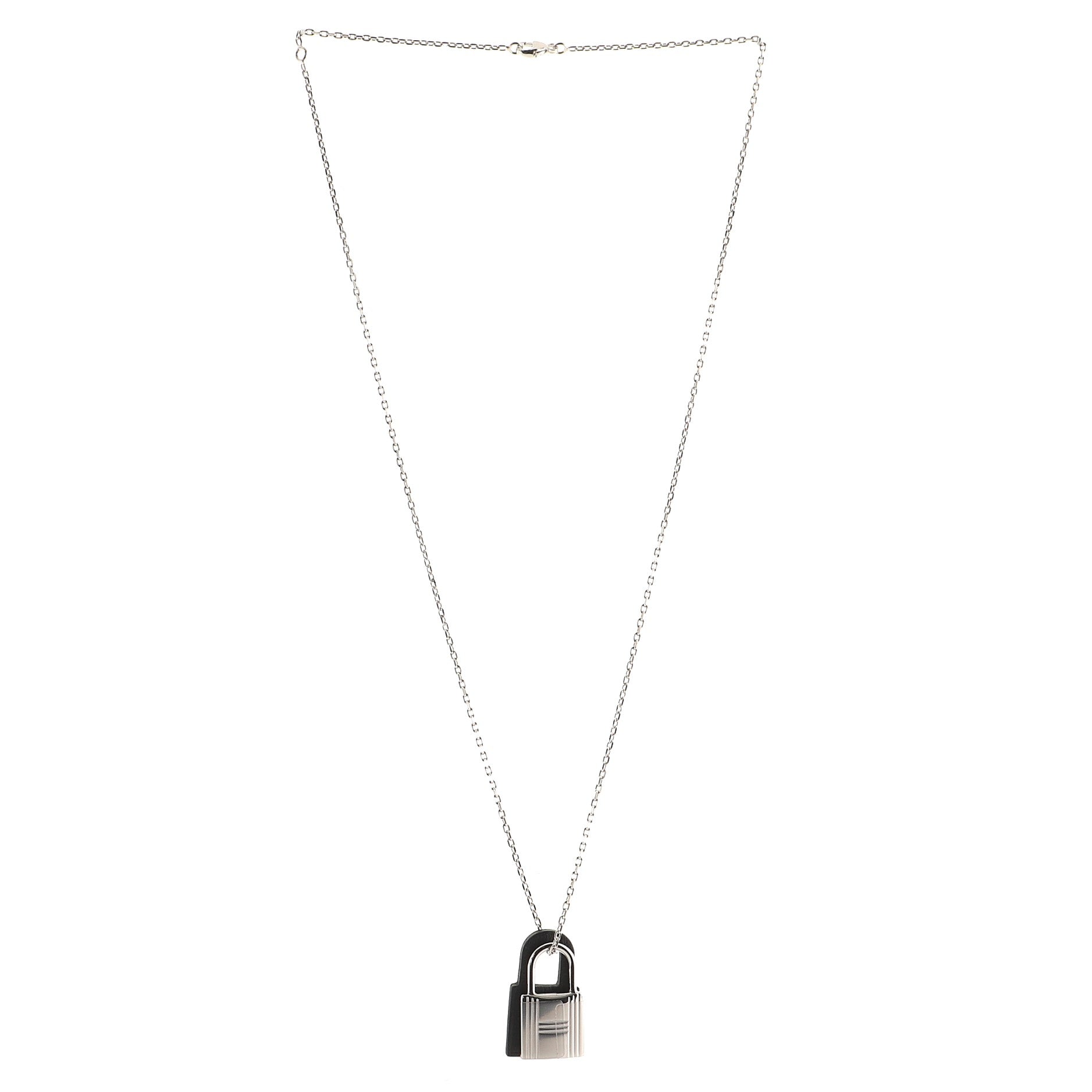 O'Kelly Pendant Necklace Leather and Metal