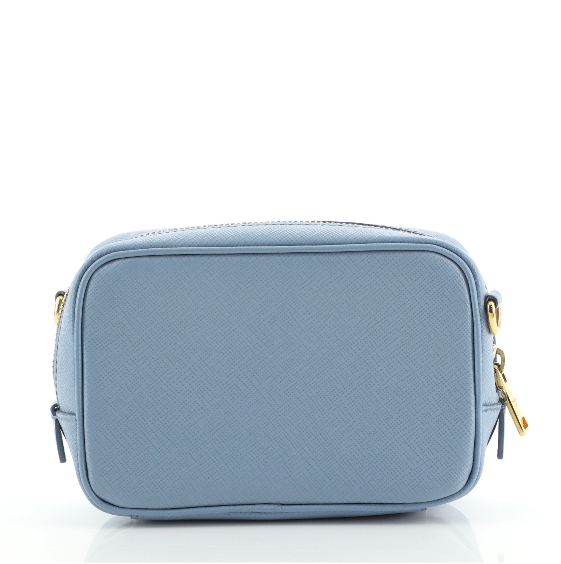 Zip Crossbody Bag Saffiano Leather Mini