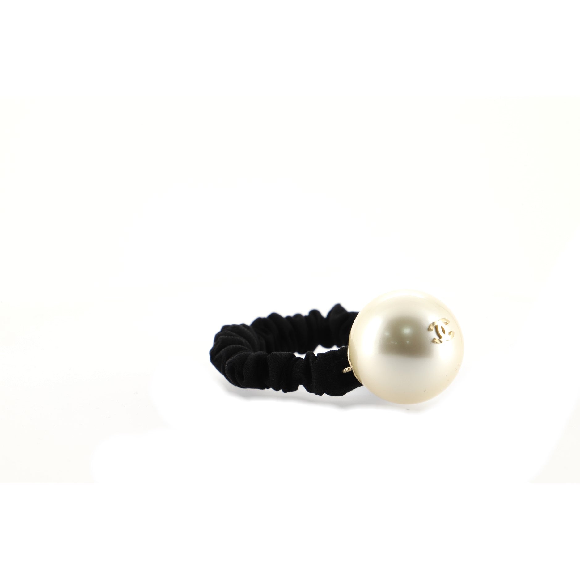 Pearl Hair Tie Grosgrain XS