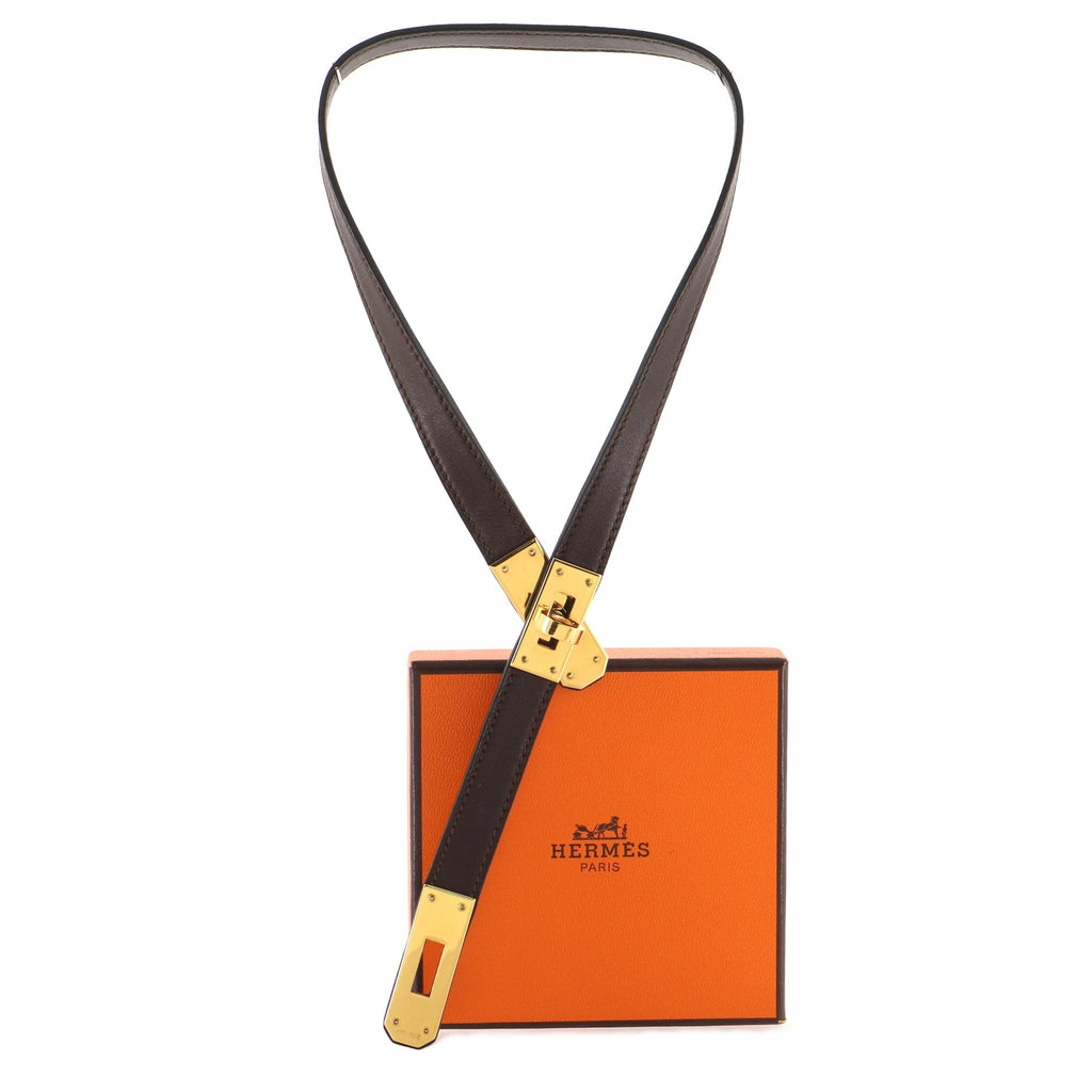 Kelly Choker Necklace Leather and Metal
