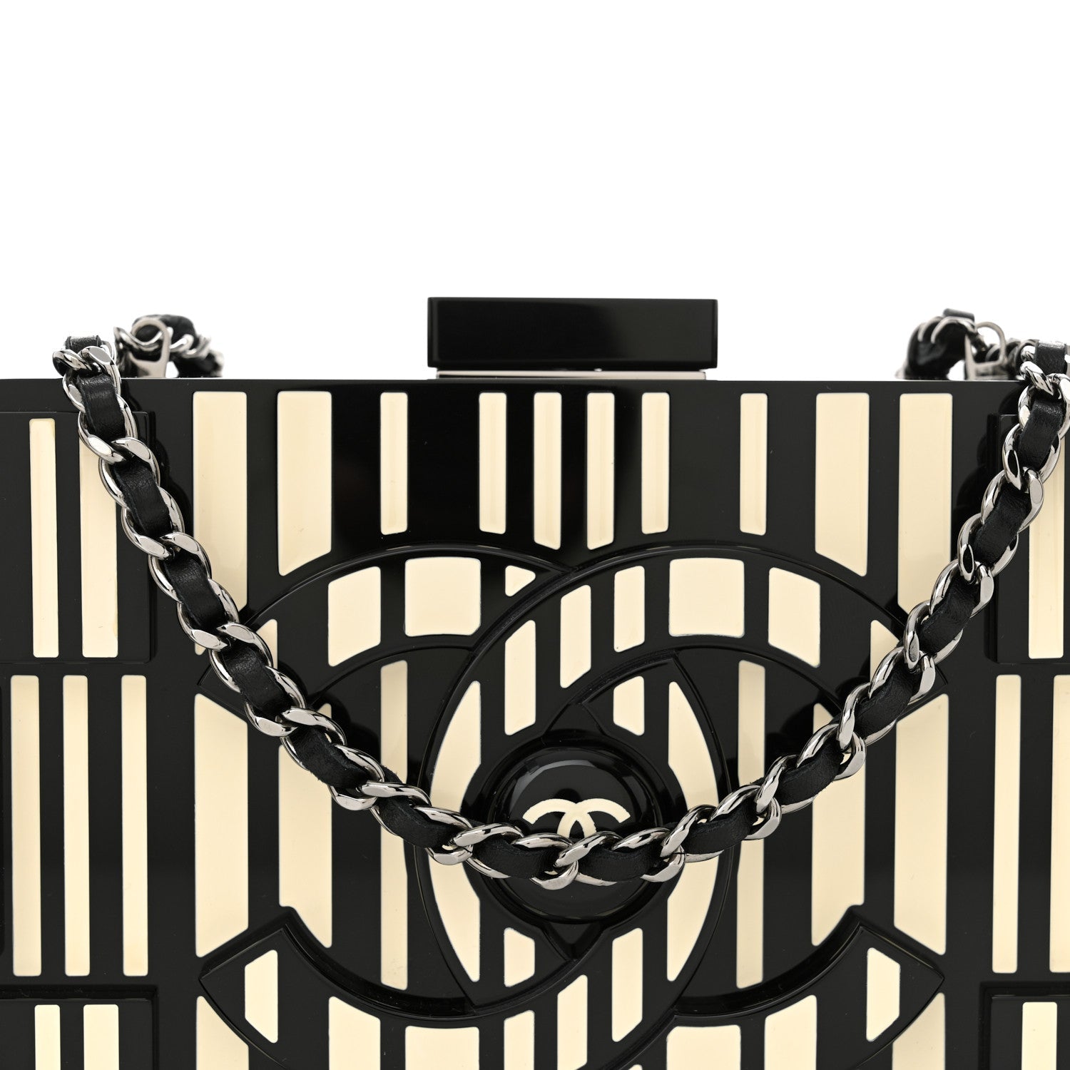 Plexiglass Barcode Boy Brick Lego Clutch Black