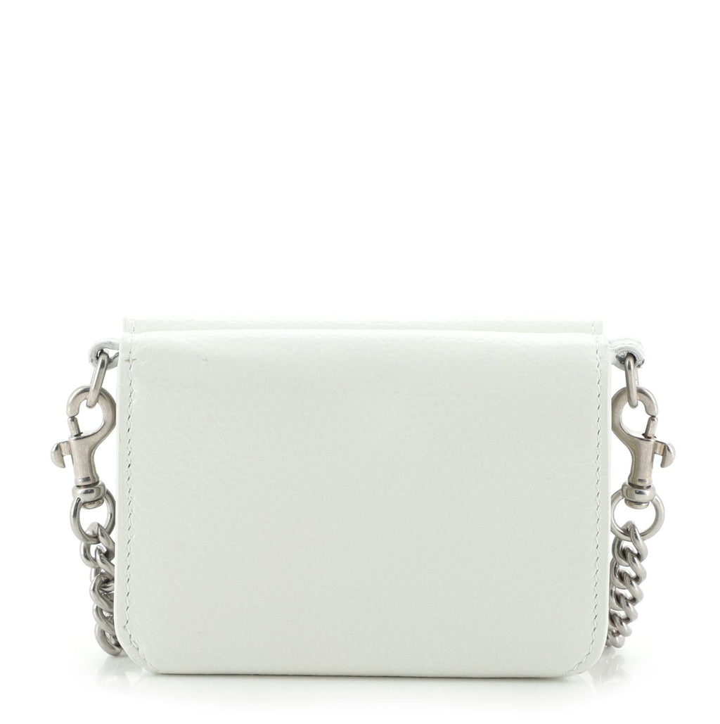 Everyday Wallet with Chain Leather Mini