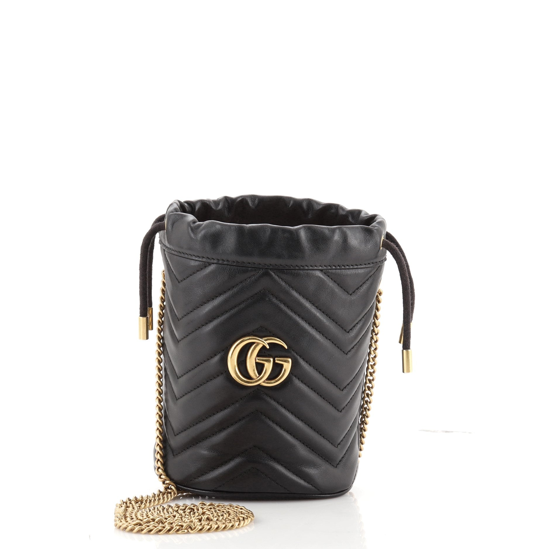 GG Marmont Bucket Bag Matelasse Leather Mini