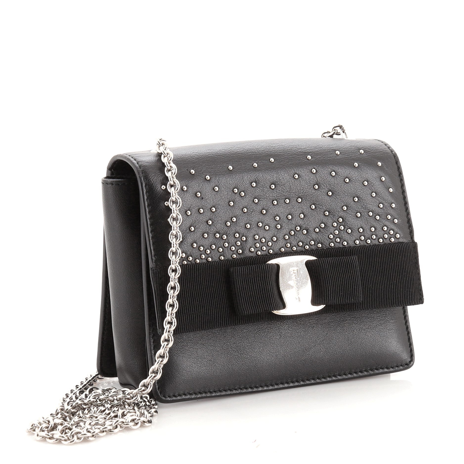 Ginny Crossbody Bag Studded Leather Mini