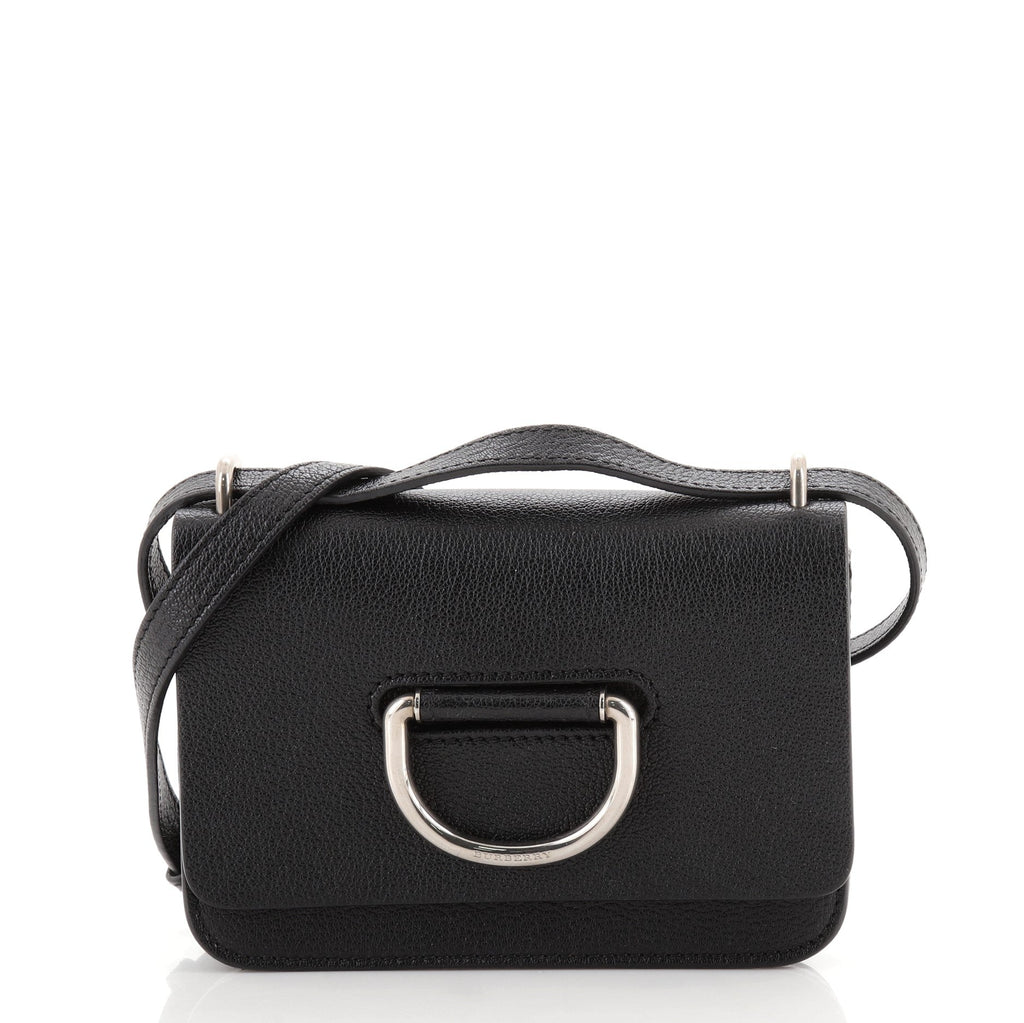 D-Ring Shoulder Bag Leather Mini