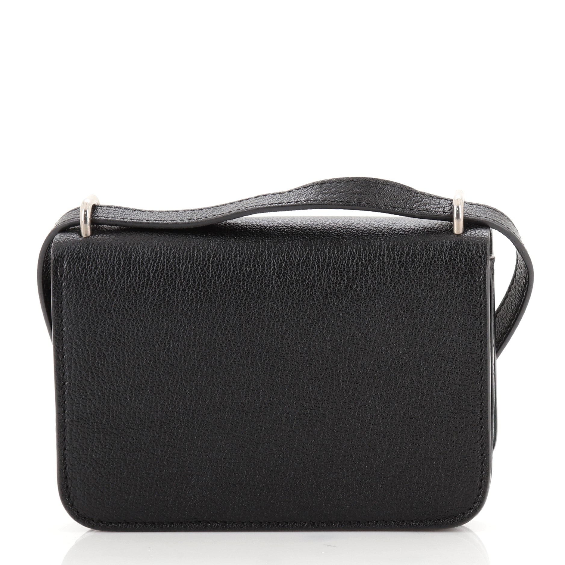 D-Ring Shoulder Bag Leather Mini