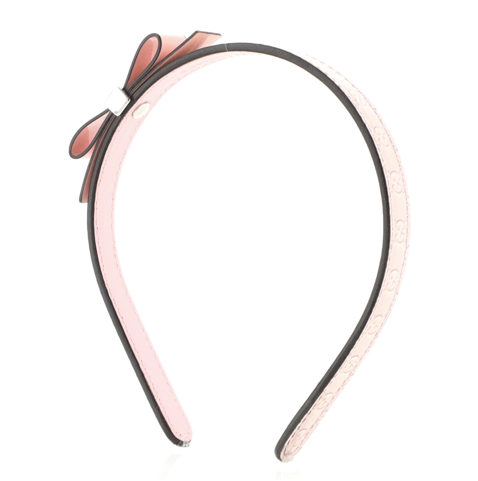 Bow Headband Guccissima Leather XS