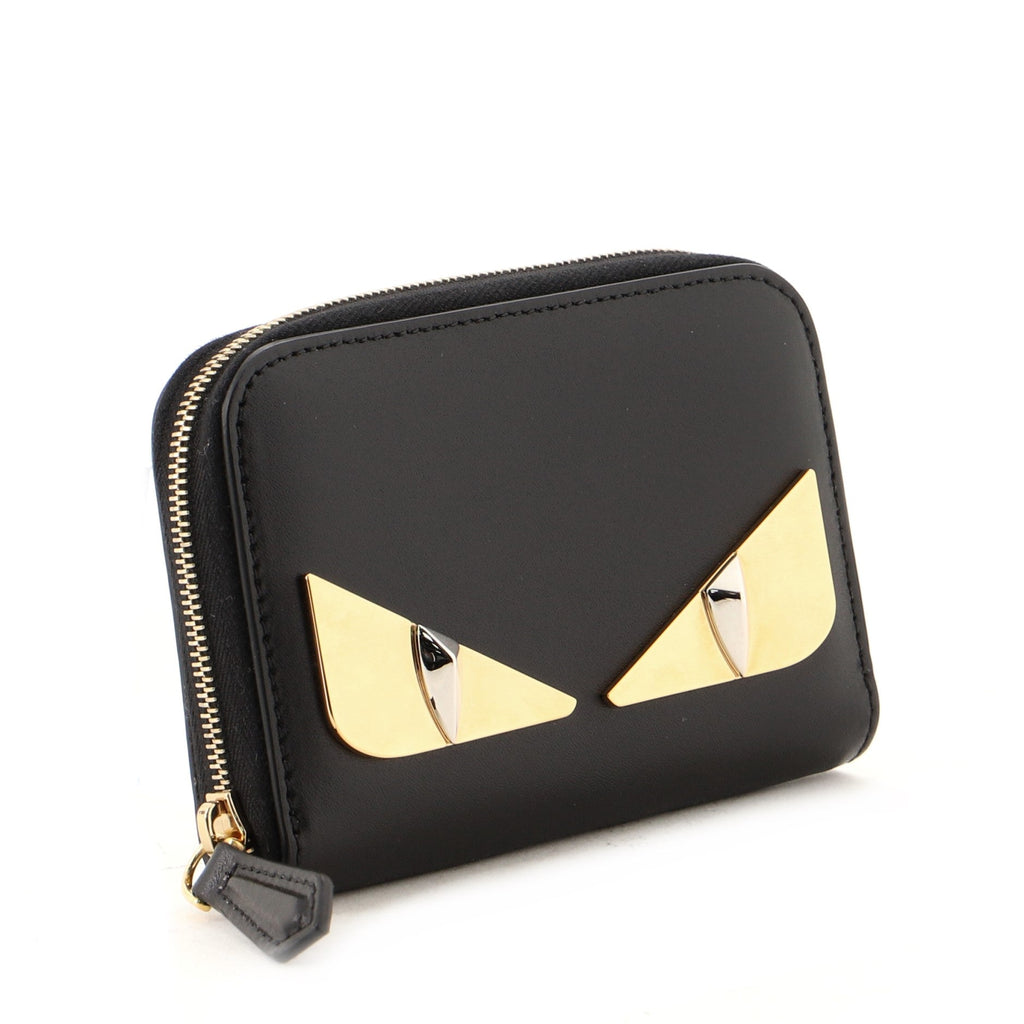 Monster Zip Around Wallet Leather Mini