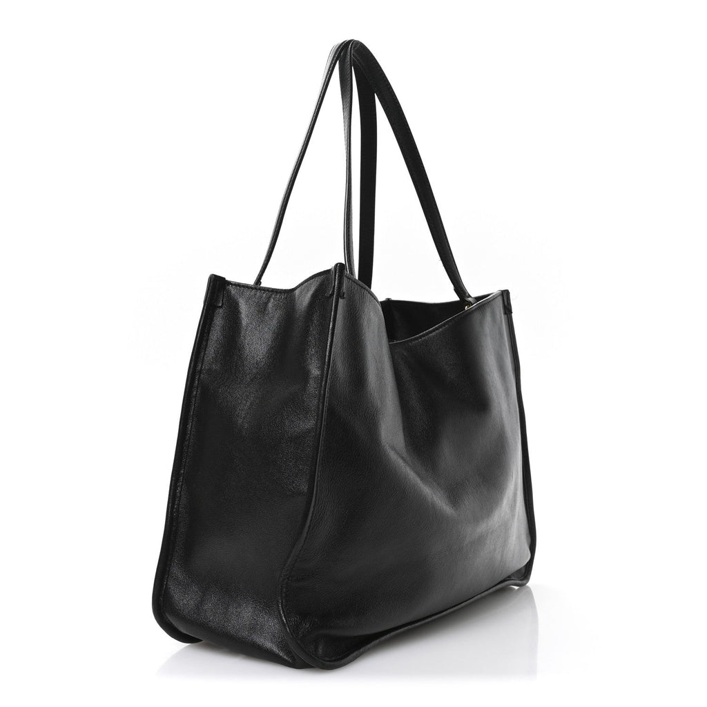 New Sakai Calfskin Lux Horsebit 1955 Tote Bag Black
