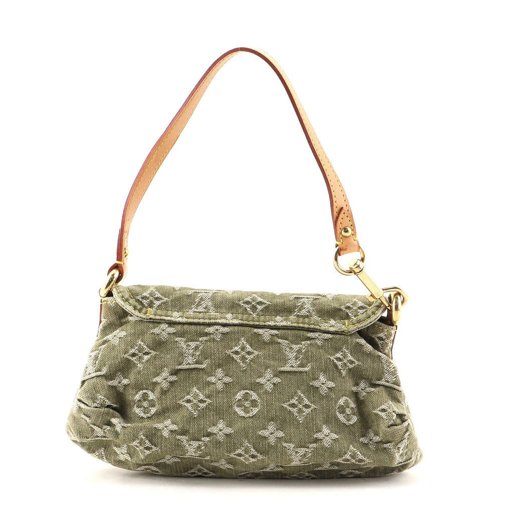Pleaty Handbag Denim Mini