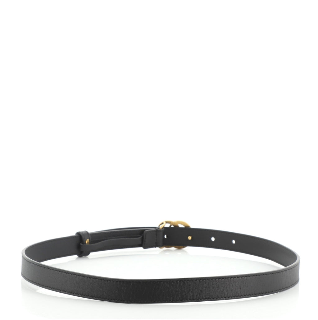 GG Marmont Belt Leather Thin 80