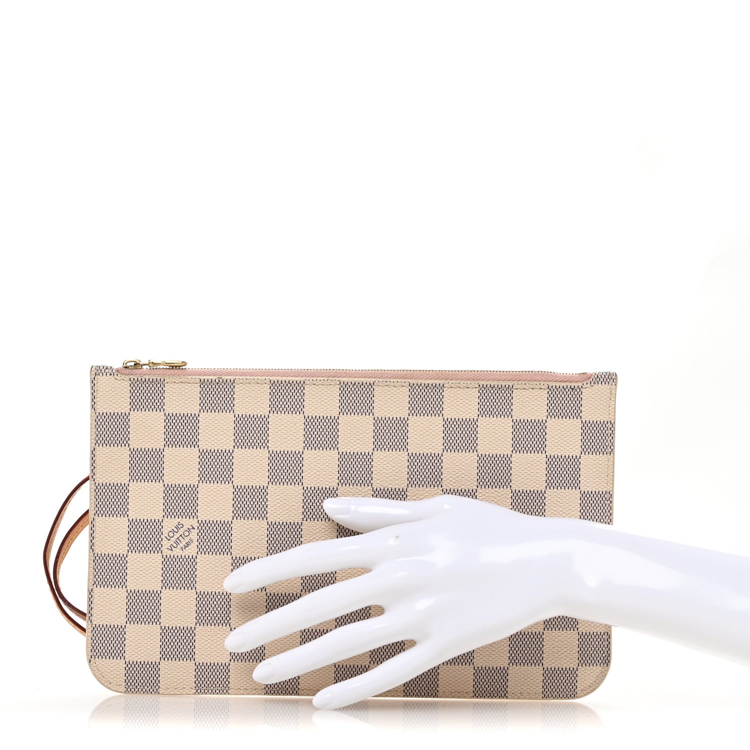 Damier Azur Neverfull MM GM Pochette Rose Ballerine